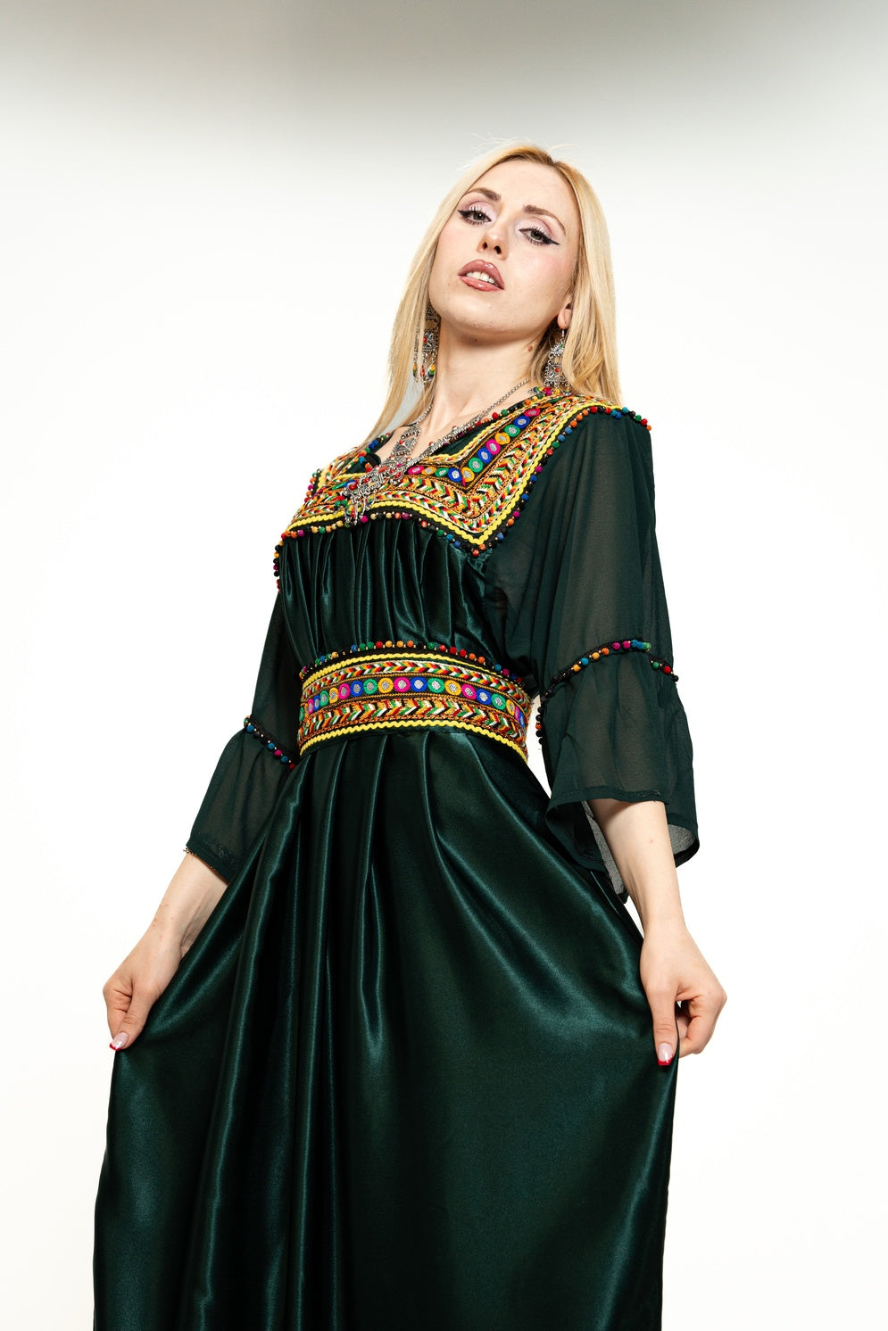 Kabyle dress green