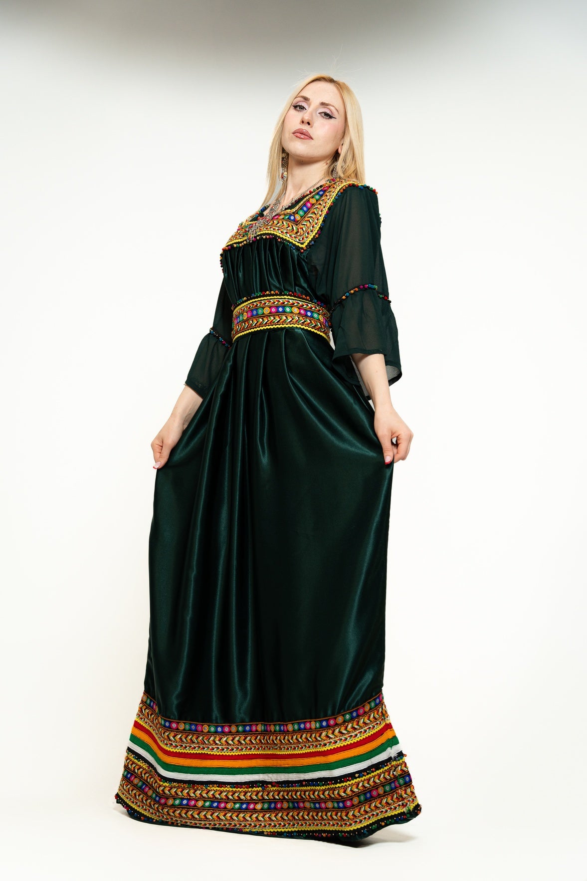 Kabyle dress green