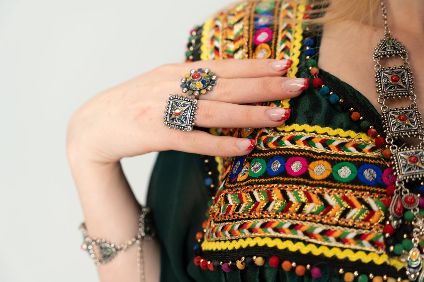 Kabyle dress green