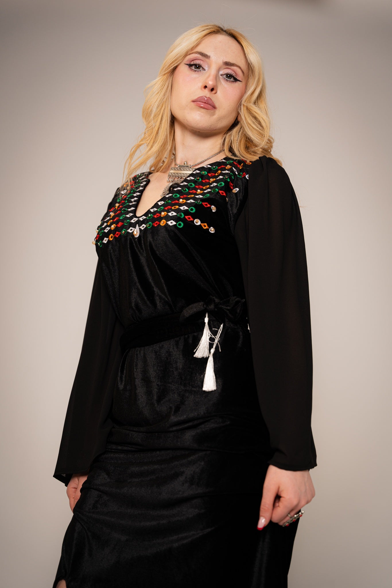 Robe Kabyle avec broderie