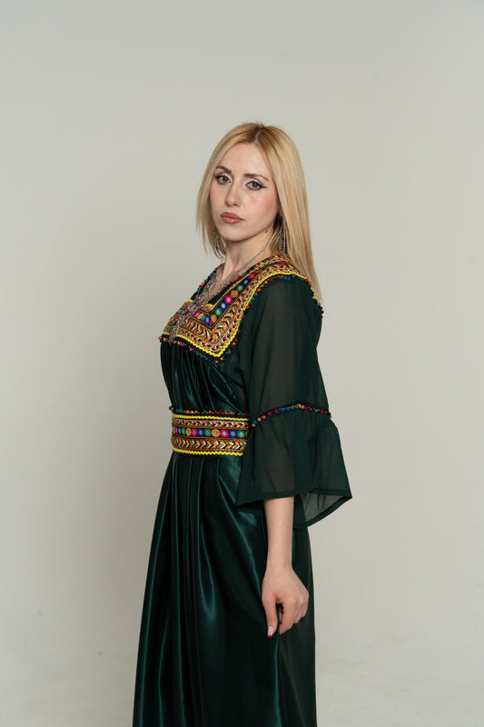 Kabyle dress green