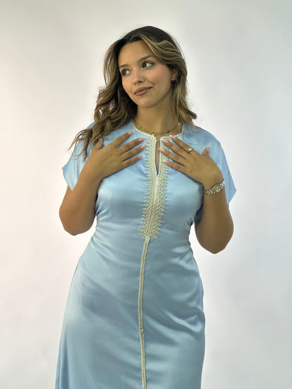 Robe Nesma bleu ciel