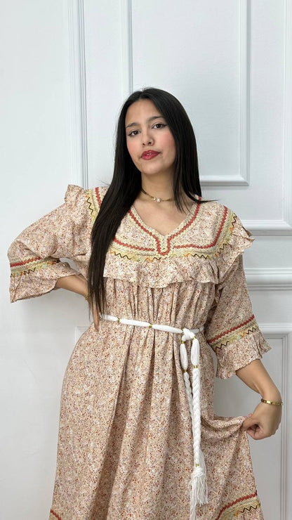 robe kabyle yaya avec manches